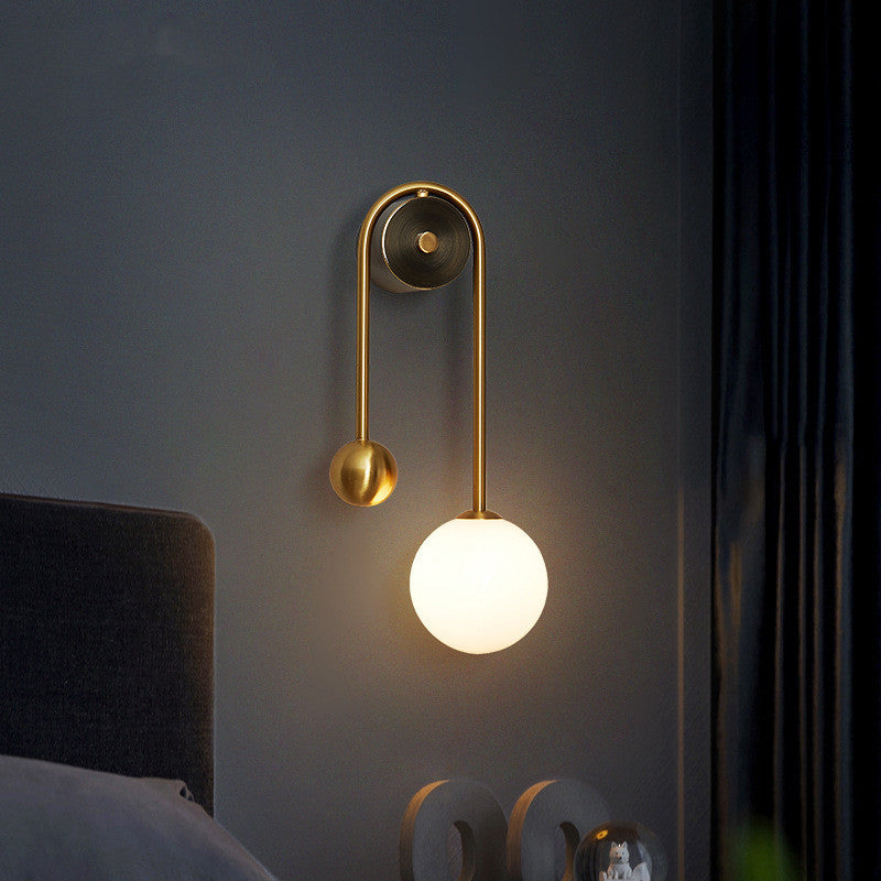 Modern Simple Golden Light Luxury Wall Lamp