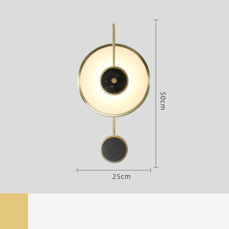 Light Luxury Postmodern Bedroom Bedside Lamp